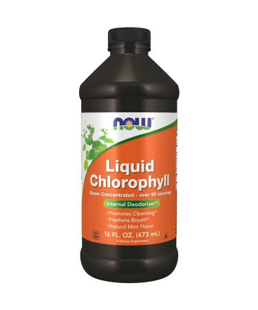 Now Foods Liquid Chlorophyll Mint Flavor 16 fl oz (473 ml)