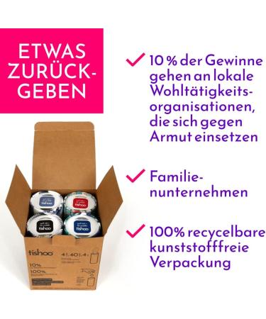 TiShoo Extra Soft 4-Latz Handkerchiefs with Moisturizer | Eco-Friendly 16 Tubes | Perfect for Car Home & Travel | White | 100% Plastic-Free Packaging - Buy Online on GoSupps.com