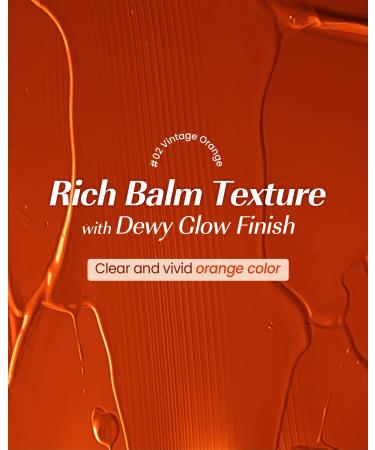 Official Lip Balm | Moisturizing Lip Butter & Lipstick | Korean Beauty | 02 Vintage Orange - Natural Daily Make-Up for Dry Lips - Buy Online on GoSupps.com