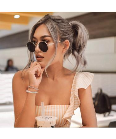 Invisibobble Slim Hair Tie - Bronze Me Pretty | 3x Thin Hair Ties for Girls & Women | Elegant & Strong - Designed in Munich - Buy Online on GoSupps.com