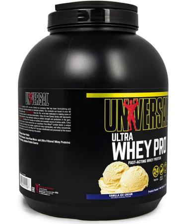Universal Nutrition Ultra Whey Pro Protein Powder - Vanilla Ice Cream 5 lbs | High-Quality Whey Protein - Buy Online on GoSupps.com