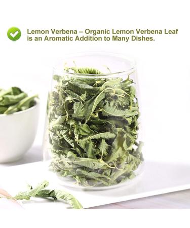 Organic Lemon Verbena Leaves 20G/0.7oz - GMO Free, Caffeine Free Herbal Tea - Buy Online on GoSupps.com