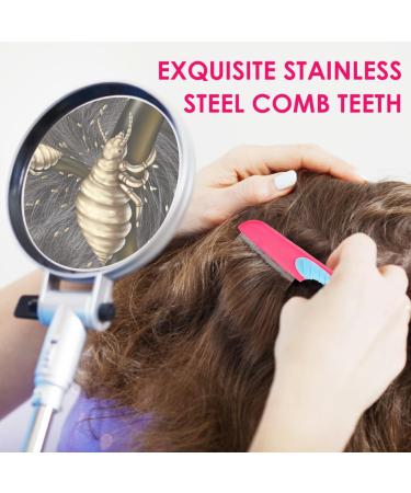 Optimal Lieskamm Nissen Comb Extra Fine Metal Lice & Flea Comb for Kids Adults & Pets | Safe Removal for All Ages - Buy Online on GoSupps.com