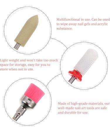 1 Set Nail Polisher Cuticle Nail Drill Professional Nail Drill Nail Drill Kit Nail Drill Bits Nail Salon Bits Pedicure Drill Bits Nails Kit Supplies Ceramic Tungsten Steel Portable - Buy Online on GoSupps.com