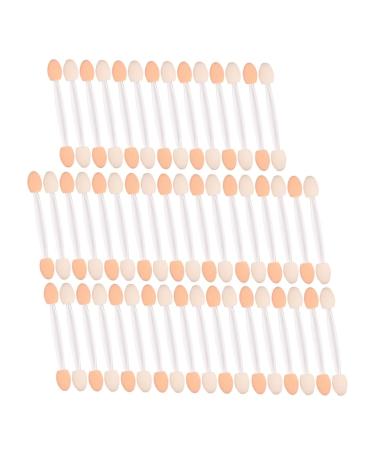 Beavorty 50pcs Two-color Eyeshadow Brush Girls' Accessories Blending for Makeup Eye Makeup Tools Mix