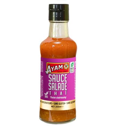 AYAM Thai Salad Sauce Sweet and Salty Chili Thai Sauce Gluten Free No Preservatives 205 ml