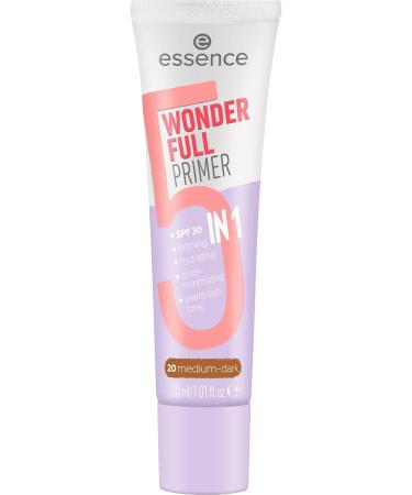 Essence Cosmetics Wonder Full Primer 5 in 1 Moisturizing Mattifying Protective Matte 30 ml - Buy Online on GoSupps.com