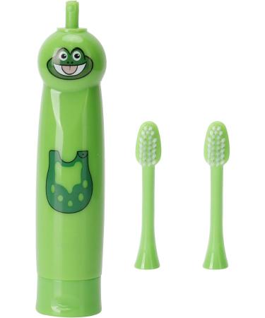 Sweet Electric Children's Toothbrush - Waterproof Green Frog Gift with Soft PBT Bristles | 1-Pack - Buy Online on GoSupps.com