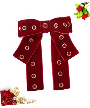 CALLARON Hairpins Hair Volume Clip Hairplop Hairpinpal Haircuff Haireraser Bow-tie Barrettes Hair Pin Hair Clip Hair Barrettes Ponytail Holders Woman Barrette Bow Tie Spring Clip Miss Red - Buy Online on GoSupps.com