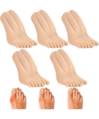 BIERDAN Anti-Bunion Socks Womens Toe Socks Bunion Relief Socks Orthopedic Compressing Sock Yoga Massage Breathable Socks