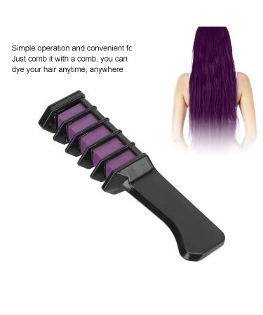 Buy Portable Temporary Hair Chalk Comb - Washable One-Way Purple Hair Color | Fast International Shipping - Buy Online on GoSupps.com