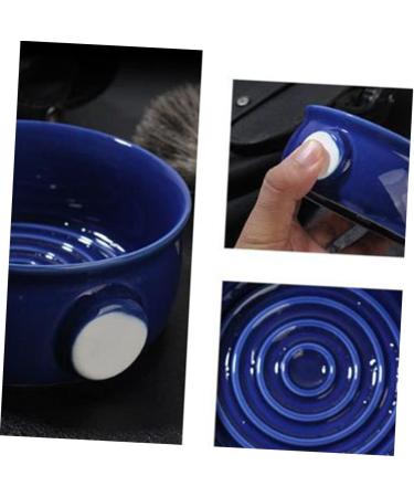 Beavorty Ceramic Razi Bucket - Vintage Shell Shaving Soap Container | Travel-Friendly Razor Care - Buy Online on GoSupps.com