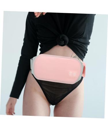 Heated Waist Belt for Menstrual Cramps | Warm Lumbar & Uterus Support | Cordless Heating Pad for Women - Pink - Buy Online on GoSupps.com