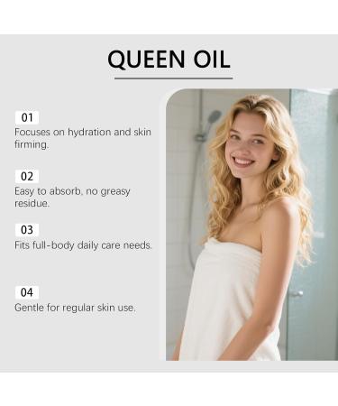 Erae Queen Oil Premium Cold-Pressed Botanical Blend for Firm Smooth Skin Hydrating & Lightweight Body Oil for Thighs Arms & Tummy Fast Absorbing Daily Care 4 fl oz 1 4.3 Fl Oz (Pack of 1) - Buy Online on GoSupps.com