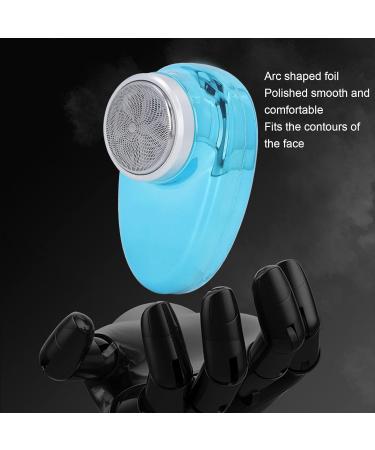 Buy Cordless Mini Beard Trimmer | Arc Shaped Foil USB Rechargeable Waterproof - Digital Display Clipper (Blue) - International Shipping Available - Buy Online on GoSupps.com
