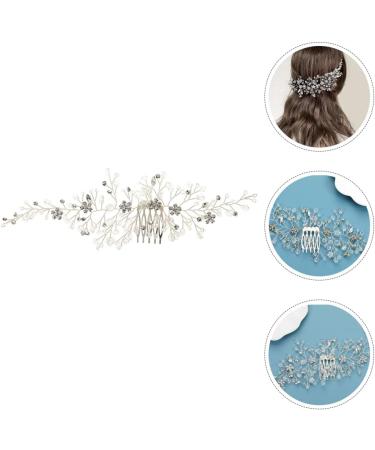 Abaodam Piece Wedding Hair Accessories Wedding Hair Clip Rhinestone Hair Clips Gold Hair Clips Bridal Hair Accessories Hair Comb Wedding Side Hair Comb Rhinestones Bride Headband Girl - Buy Online on GoSupps.com