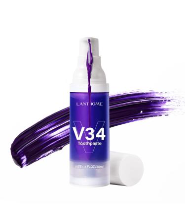 Purple Toothpaste for Teeth Whitening Enhance Brightness and Reduce Yellowing with Premium Purple Toothpaste: A Powerful Whitening Solution for Tooth Stain Removal and Enhanced Whitening