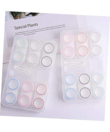 Solustrie Contact Lens Container | Clear Case & Organizer for Travel - Ideal Storage for Colored Lenses - Buy Online on GoSupps.com