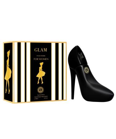 Hybrid & Company Women Glam Girl Eau De Parfum Natural Spray Vaporisateur 3.4 Fl Oz GLAM GIRL 3.4 Fl Oz (Pack of 1)