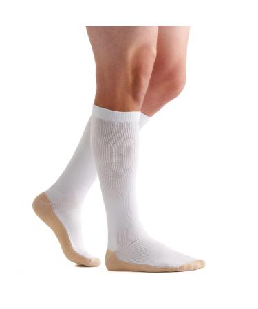EvoNation Men & Women Knee-High 15-20 mmHg Graduated Compression Hydrotec Copper Socks Moderate Pressure Compression Garment