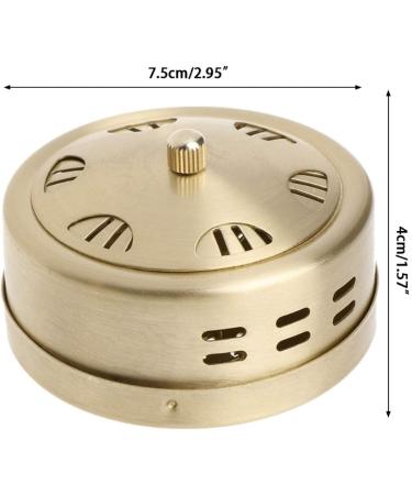 ZHONGJIUYUAN Copper Moxa Box - 4pcs Moxibustion Therapy for Pain Relief | International Shipping Available - Buy Online on GoSupps.com