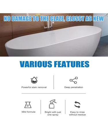 Bathroom Descaler Spray Bathroom Foam Cleaner Spray Limescale Remover Foam Spray All-Purpose Bubble Cleaner for Bathroom Sinks Floors 3PCS - Buy Online on GoSupps.com