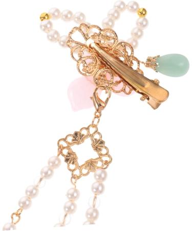 Angoily 5 Pairs Comb Traditional Hair Metal Hair Clips Chinese Hair Accessories Washing Capsules Flower Hair Clip Flower Headpiece Hanfu Headdress Kimono Hair Clip Pair Clip Tassel Pearl - Buy Online on GoSupps.com