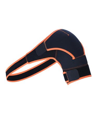 Adjustable Shoulder Support Brace - Compression Bandage Wrap for Joint Pain Relief | Strong Elastic Material | Perfect for Sports & Gym - Buy Online on GoSupps.com