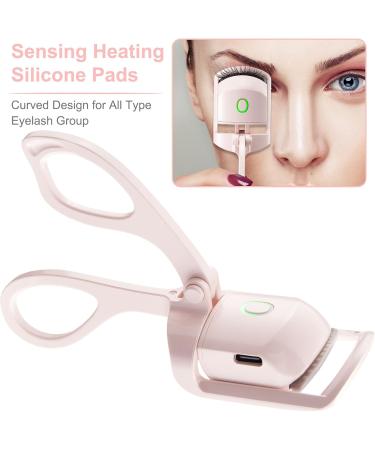 Heated Eyelash Curler - Bright Pink 2 Heating Modes Curling Comb for Natural Lashes | Shop Internationally - Buy Online on GoSupps.com