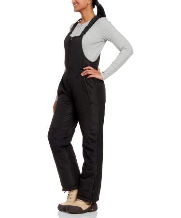Bass Creek Outfitters Women's Insulated Waterproof Snow Bib Overalls - Black, Medium (Size S-3X) - Buy Online on GoSupps.com