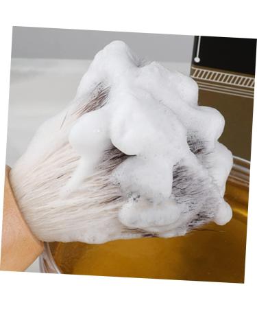 Beavorty Shaving Foam Bowl & Badger Brush Set - Essential Men's Grooming Kit for Travel | Black 12x8.5cm - Buy Online on GoSupps.com