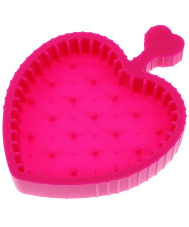 Angoily Makeup Brush Cleaning Pad Makeup Brush Cleaner Pad Makeup Gadgets Mat for Brush Cleaning Makeup Brush Mat Silicone Makeup Tool Cleaner Beauty Foldable Silica Gel Cleaning Supplies