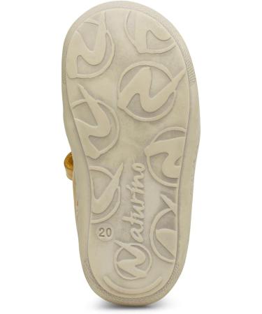 Naturino Puffy-Leather Shoes - Yellow, Size 3 UK Child - Buy Online on GoSupps.com