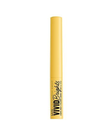 NYX Vivid Brights Liquid Liner - Had Me At Yellow 03 | Smear-Resistant Eyeliner - Buy Online on GoSupps.com