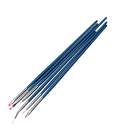 6 Pcs Nail Paint Pen Set - Professional Nails Art Design & Detailing Brush for Embossing - International Shipping Available - Buy Online on GoSupps.com