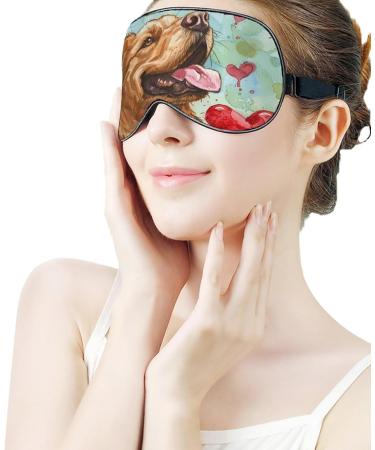 Light-Blocking Golden Retriever Sleep Mask - Comfortable Eye Cover for Women & Men | Perfect Gift for Mother's Day - Buy Online on GoSupps.com
