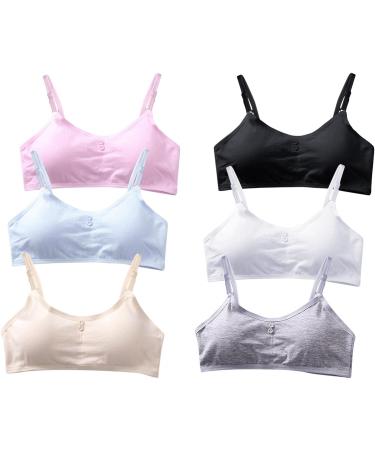 Yistu Cotton Girls Training Bras 6 Pack for Kids and Toddlers - Girls Training Underwear Set - Buy Online on GoSupps.com