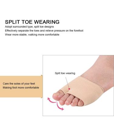 Pair Toe Separator Socks | Hallux Valgus Corrector & Bunion Splint Night Support for Hammer Toe & Overlapping Toes (Size S) - Buy Online on GoSupps.com