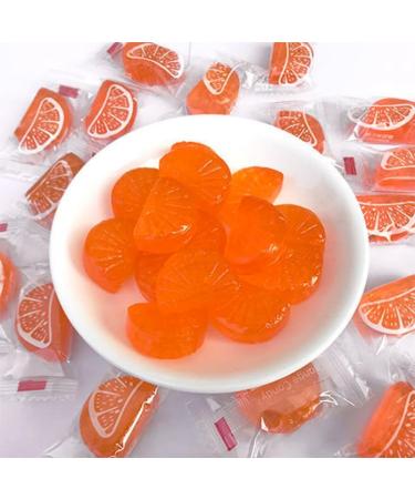 Sour and Sweet Fruit Orange Flavor Toffee Orange Hard Candy Chewing Candy Preserved Fruit Sweets Snacks Candy Snacks Wedding Candy Desserts Casual Snacks gift pack (250g (about 30 pieces)) - Buy Online on GoSupps.com