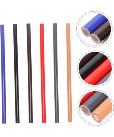 FOMIYES 6pcs Eyebrow Pencil Lip Liner Set Waterproof Lip Liner Peel- off Brow Pencil Beauty Salon Pen Suite - Buy Online on GoSupps.com