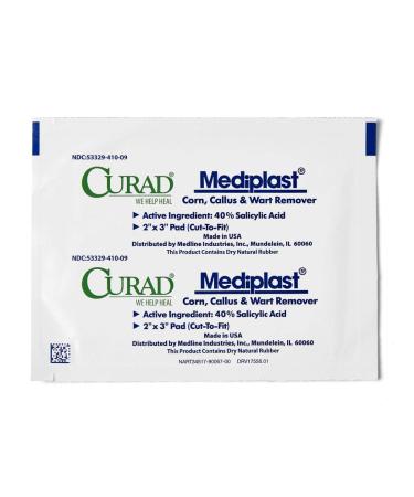 Curad Mediplast Corn, Callus & Wart Remover, 2 Pads