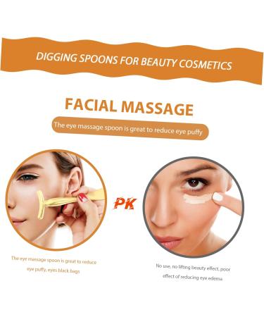 FOMIYES 9 Pi ces de cr me pour les yeux cuill re cr me pour les yeux spatule cr me contour des yeux rouleau anti-rides applicateur de cr me de massage outil de soins de la peau - Buy Online on GoSupps.com