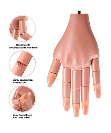 Acrylic Nails Practice Hand | Mannequin Hands for Nail Training - Buy Online on GoSupps.com