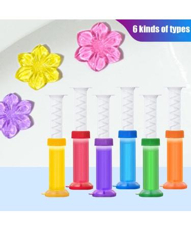 SHYKNYU 1Pcs Toilet Cleaner Gel Sustainable Fresh Deodorant Fragrance Flower Household Bathroom Clean J3C2 Needle Detergent Aromatic - Buy Online on GoSupps.com