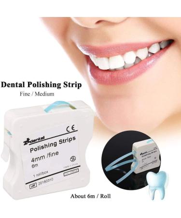 GXSQLW Resin Teeth Polishing Strips 6M Roll - Professional Dental Care Tools for Whitening, Cleaning, and Stain Removal (Pink) - Buy Online on GoSupps.com