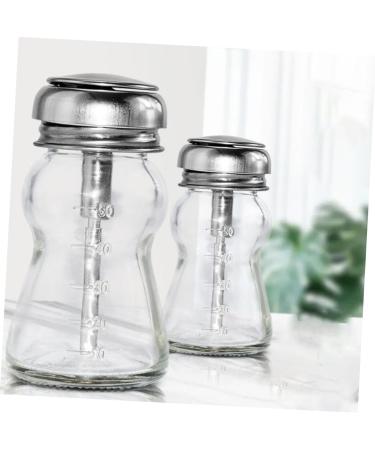  HAPINARY Set of 2 x 60ml Glass Nail Polish Remover Bottles for Gel Nail Polish - Leak-Proof and Sturdy - Buy Online on GoSupps.com