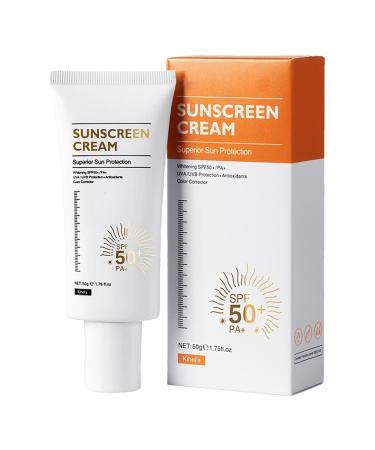 Facial Sun Protection Cream | Travel Skincare Sun Cream | Lightweight Face Sun Lotion Sunscreen for Beach Volleyball Face Sunblock Suitable Use for Camping Beach Face