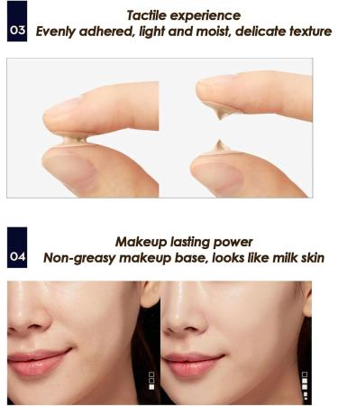 Bb Cream Foundation Bb Cream Full Coverage 50ml Moisturizing Makeup Primer Coverage Base Cream Improves Skin Texture and Tone Ivory - Buy Online on GoSupps.com