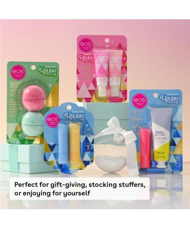 eos Holiday Skin Care Set- Vanilla Cashmere Travel Hand Cream & Candy Cane Swirl Lip Balm Stocking Stuffers 1 fl oz Hand Cream + 0.14 oz Lip Balm 2-Pack Cranberry Joy & Merry Berry 2 Piece Set - Buy Online on GoSupps.com
