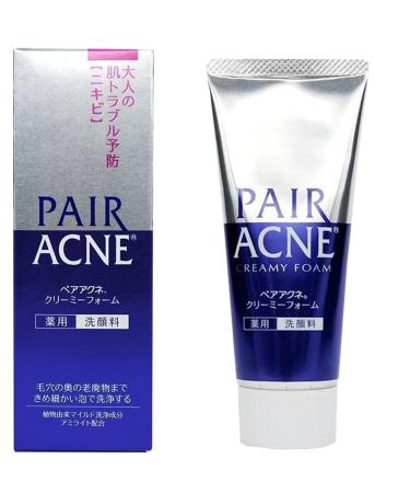 MAIDO JAPAN Lion Pair Ance Creamy Foam Cleansing Cream Facial Cleanser for Adult 2.82 oz(80g) Japanese Face Cleanser Face Wash (1)